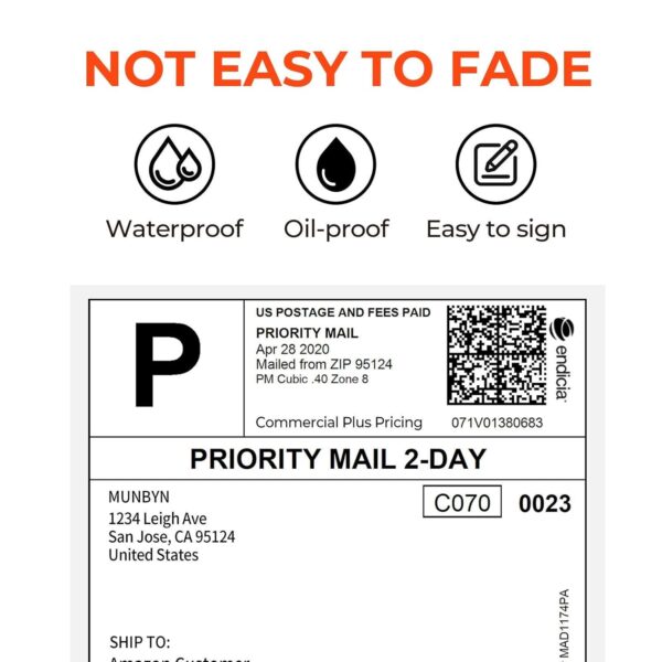 MUNBYN Thermal Direct Shipping Label - Image 2